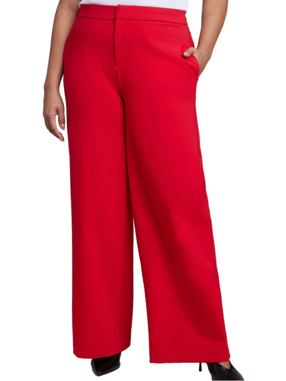 a new day Red Ankle Pants